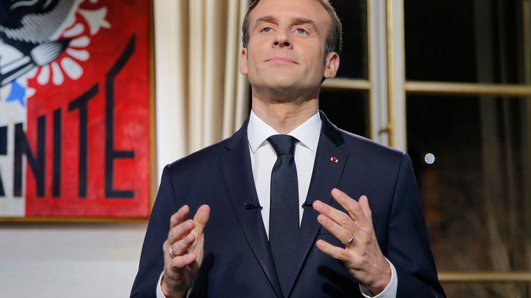 Ranskan presidentti Emmanuel Macron