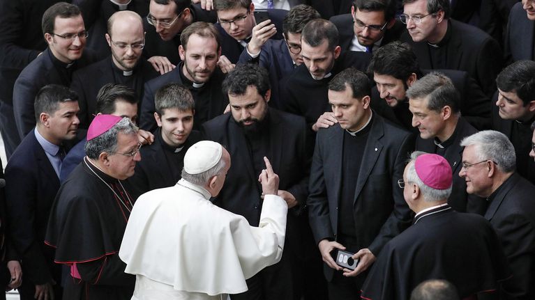 Paavi Franciscus osallistui viikottaiseen yleisötapaamiseen.