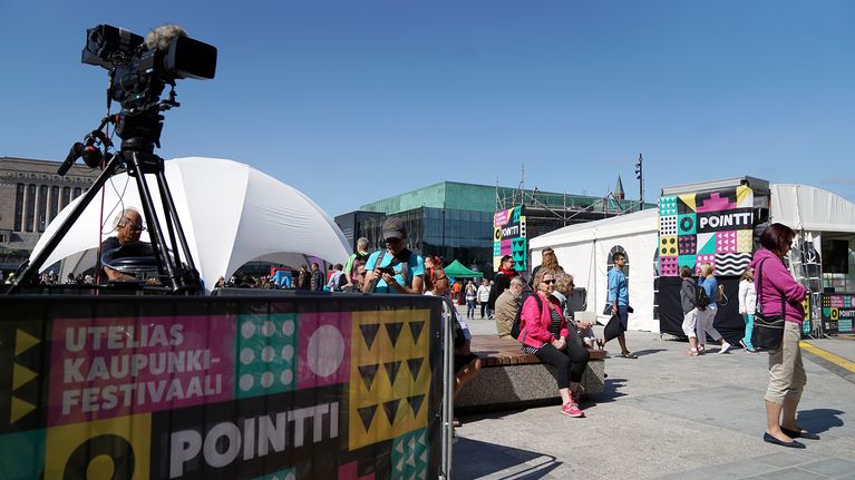 Pointti-kaupunkifestivaali Helsingissä.