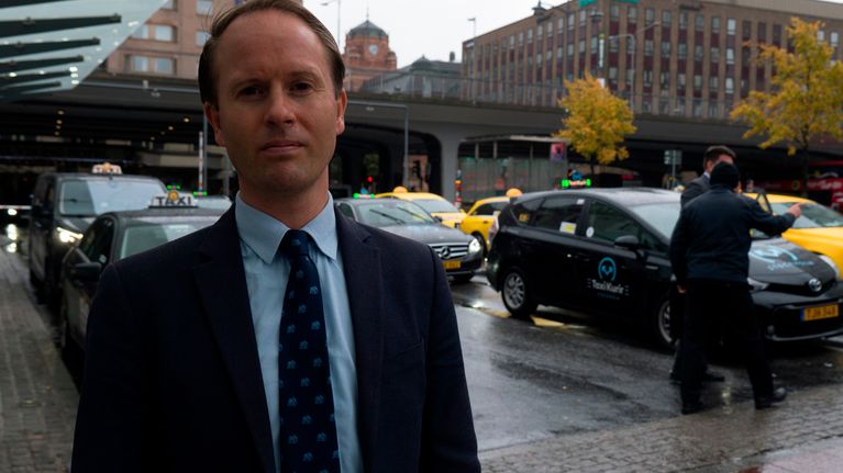 Työmarkkina-asiantuntija Edward Hamilton, elinkeinoelämän keskusjärjestö Svenskt Näringsliv, Tukholma 2.10.2019