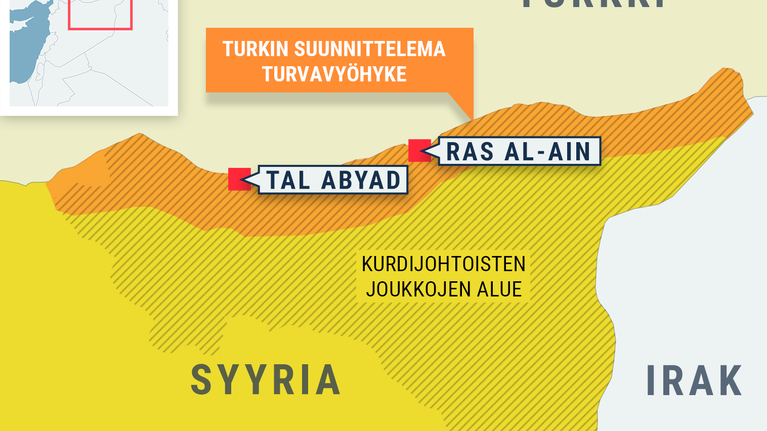 Ylen toimittaja Turkin ja Syyrian rajalla: Turkki näyttää ...