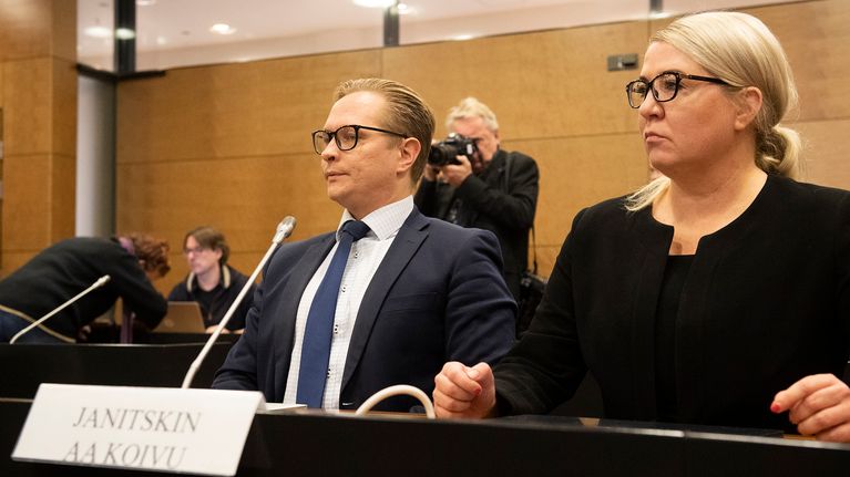 Ilja Janitskinin asianajaja hovioikeudessa 14. lokakuuta.