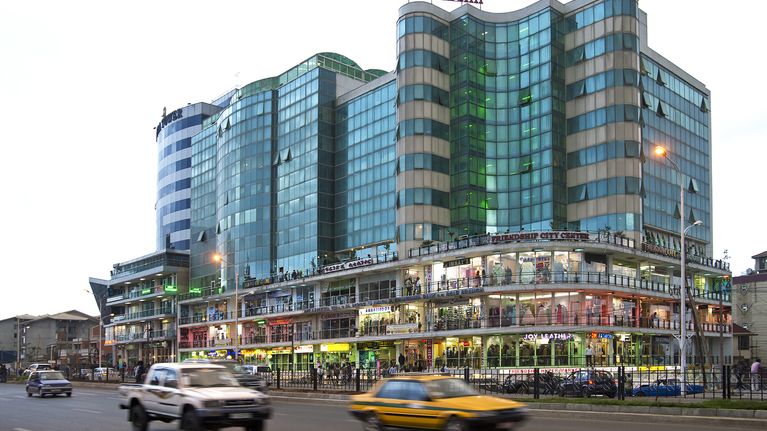 Kaupunkikuva Addis Abebasta.