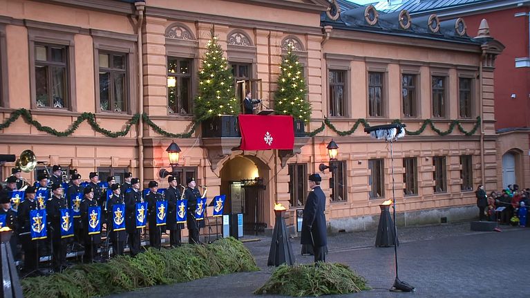 Joulurauhan julistus Turussa vuonna 2016.