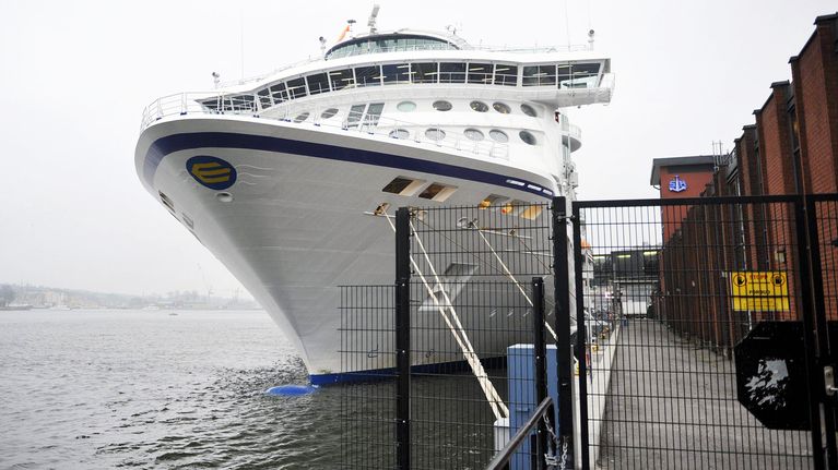 Birka Cruises satamassa Tukholmassa. 