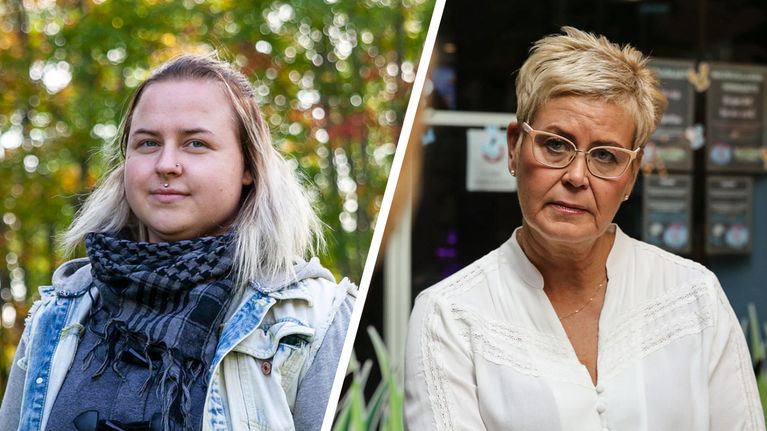 Sini Luukkonen ja Tiina Aho.