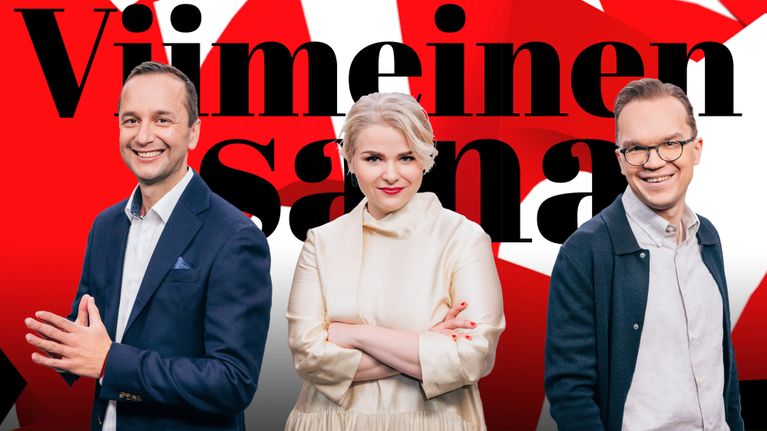 Viimeinen sana -ohjelman pressikuva vuodelta 2020.