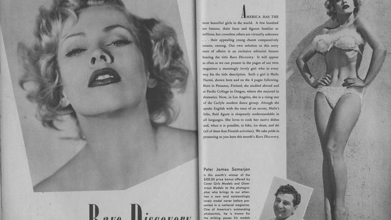 Vampira, Maila Nurmi, pin up, Models Magazine