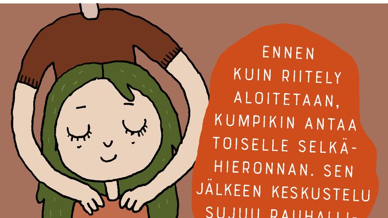 Aiju Salmisen sarjakuvakolumni.