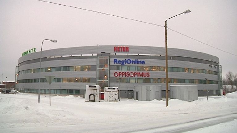 Ketekin rakennus Kokkolassa.