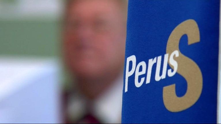 Perussuomalaisten logo. 