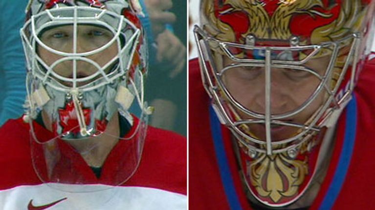 Martin Brodeur ja Jevgeni Nabokov.
