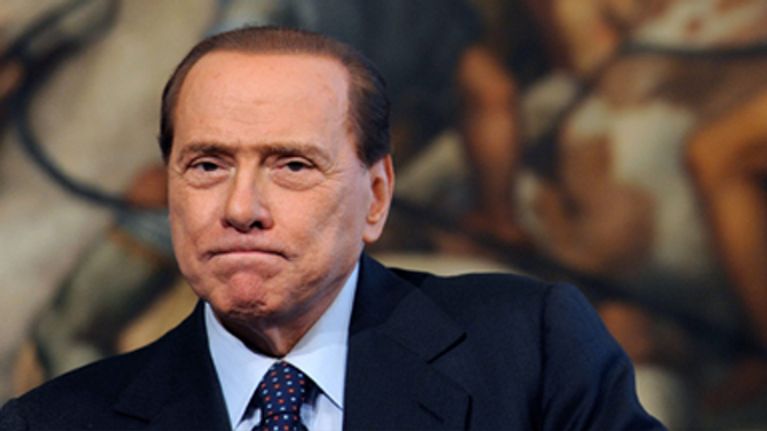 Italian pääministeri Silvio Berlusconi.