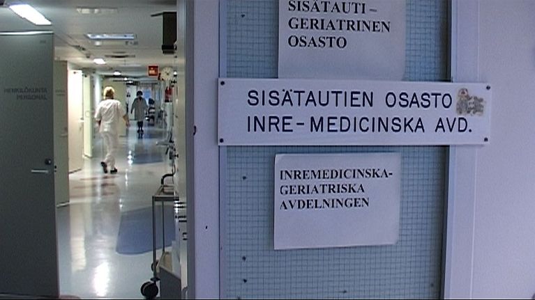 Selkämeren sairaalan lokakuussa 2007 sulkeutunut sisätautiosasto.