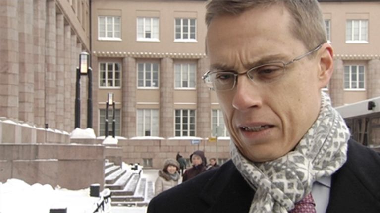 Ulkoministeri Alexander Stubb.