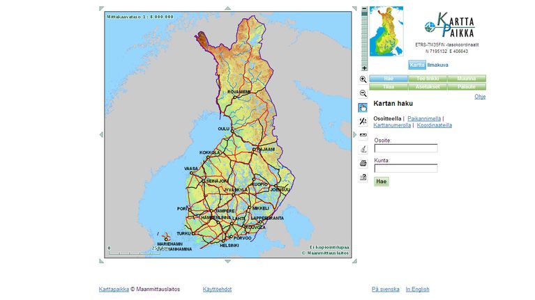 Maanmittauslaitokselta ilmaisia verkkokarttoja | Yle