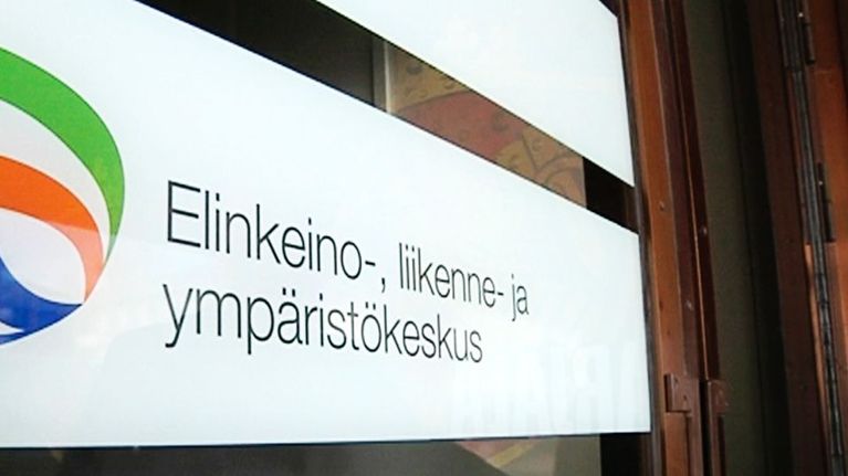 Elinkeino-, liikenne- ja ympärisökeskuksen logo. 