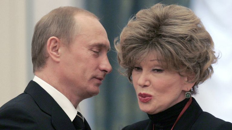 Ljudmila Gurtšenko ja Vladimir Putin.