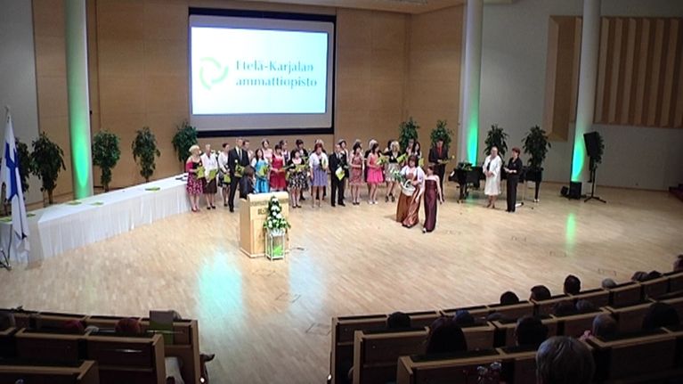 Etelä-Karjalan ammattiopiston valmistujaisjuhla 2010.