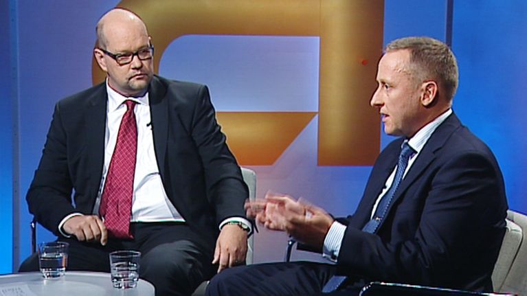  Jaakko Kiander (vas.) ja Stefan Törnqvist 