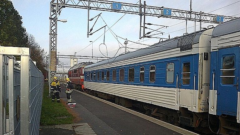 Tolstoi-juna sytttyi tuleen Vainikkalassa
