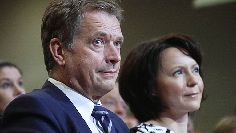 Sauli Niinistö ja Jenni Haukio