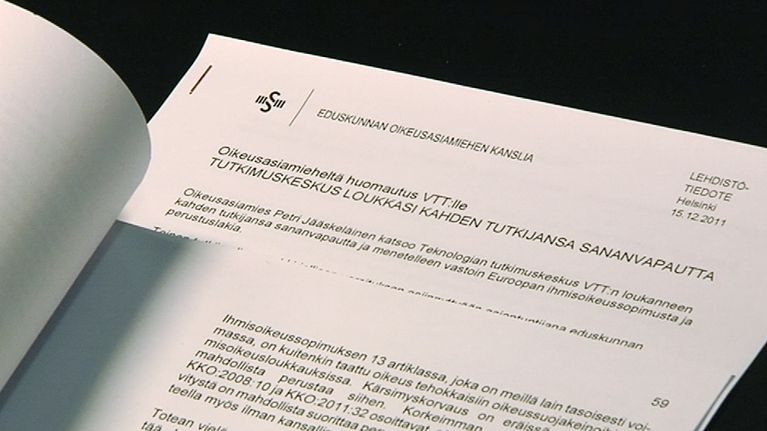 Oikeusasiamiehen kanslian lehdistötiedote