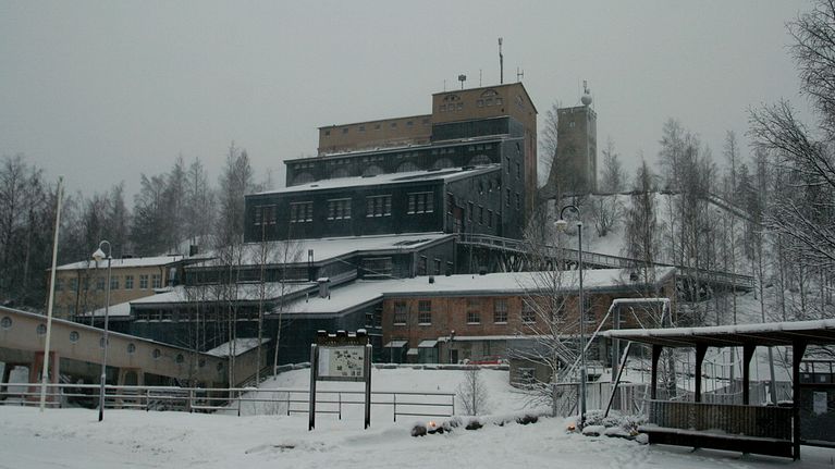 Outokummun vanha kaivos.