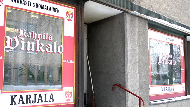 Kahvila Vinkalo ulkoapäin