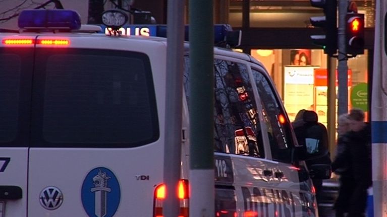 Poliisi partioimassa