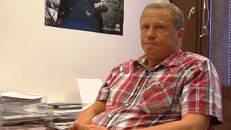 Rovaniemen vastaanottokeskuksen johtaja Ari Haaranen