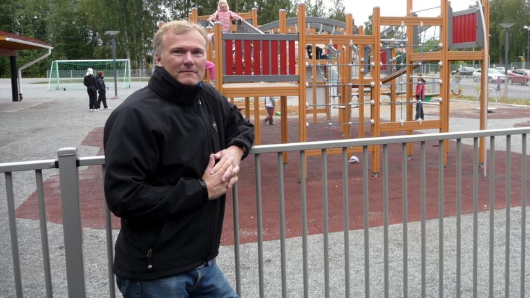 Siilinjärven Toivalan koulun opettaja Risto Kilpeläinen.