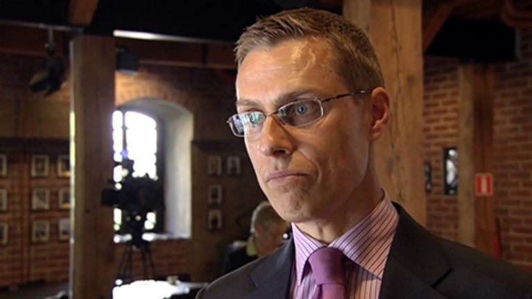 Alexander Stubb. Lähde: Yle