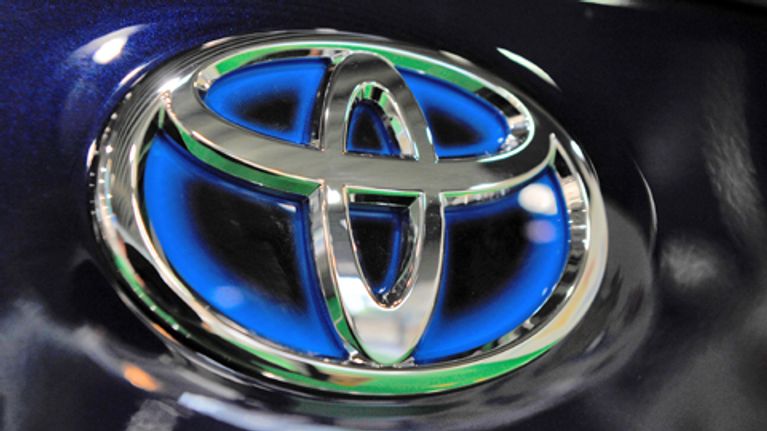 Toyota-auton liikemerkki.