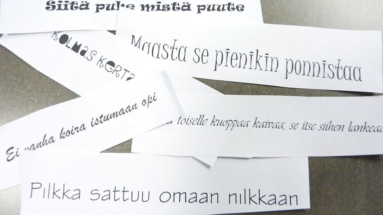 Vanhoja sananlaskuja