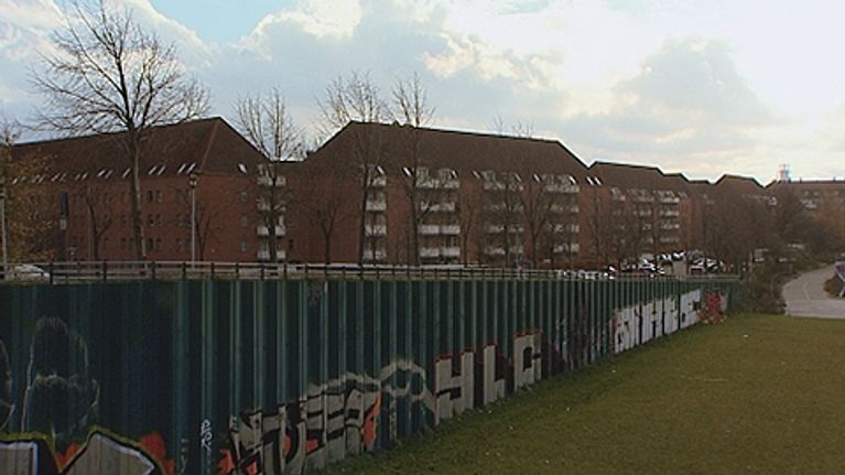 Mjölnerparkenin asuinaluetta Kööpenhaminassa.