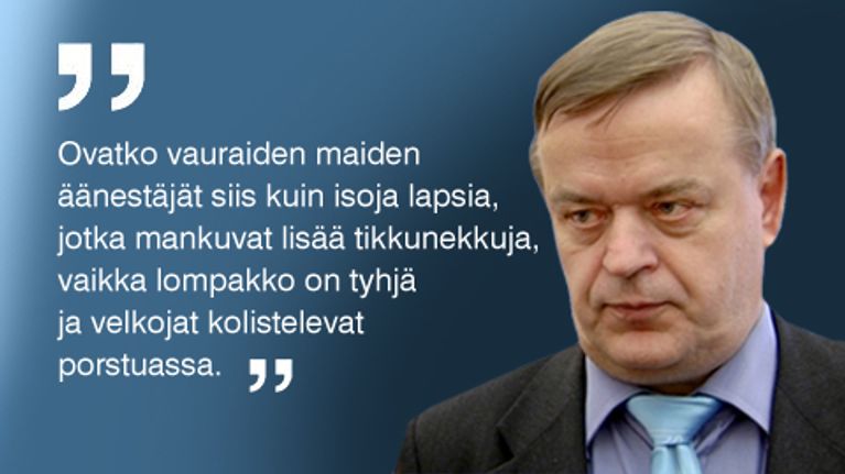 Valtiovarainministeriön valtiosihteeri Raimo Sailas.