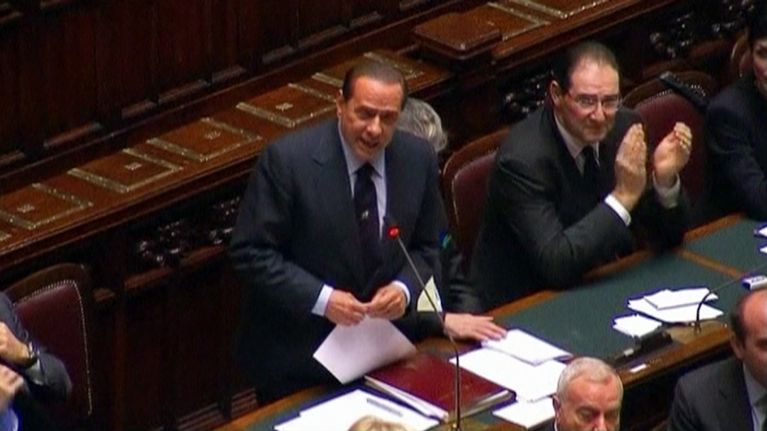Italian pääministeri Silvio Berlusconi 