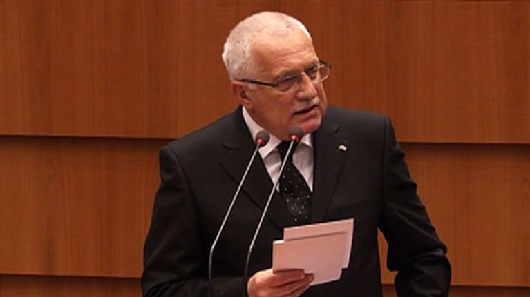 Tsekin presidentti Václav Klaus