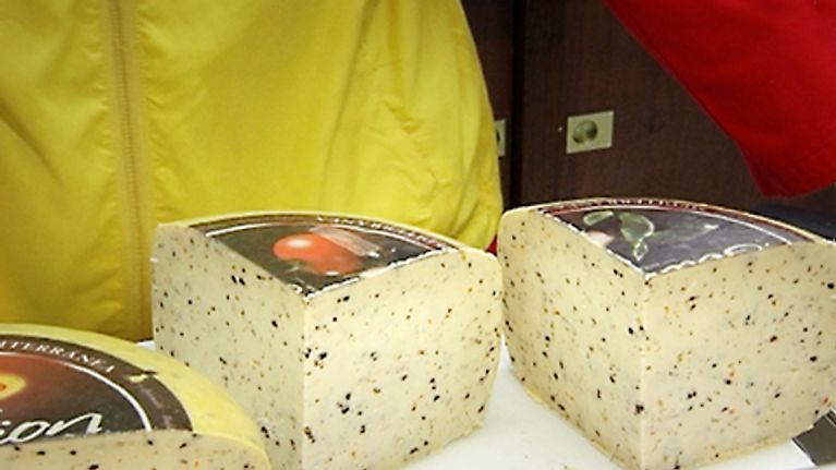Tuontijuustoja.