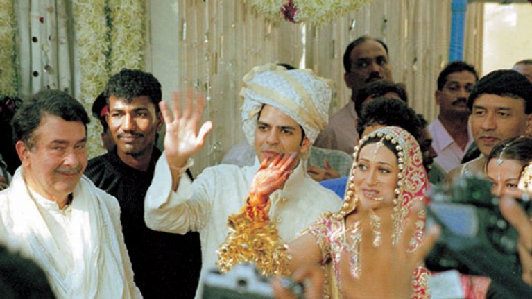 Bollywood-tähti Karishma Kapoor ja liikemies Sunjay Kapuri