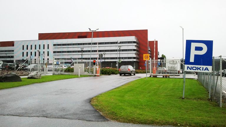 Nokian tehdas Salossa.