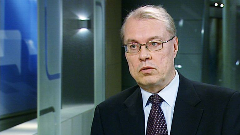 Transparency Suomen puheenjohtaja Pentti Mäkinen.
