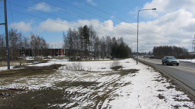 Autoja Eteläväylällä.