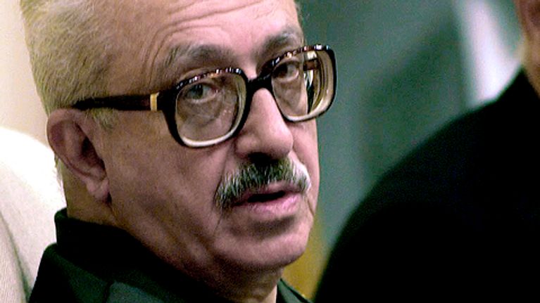 Irakin Saddam Husseinin aikaisen hallinnon ulkoministeri Tariq Aziz.