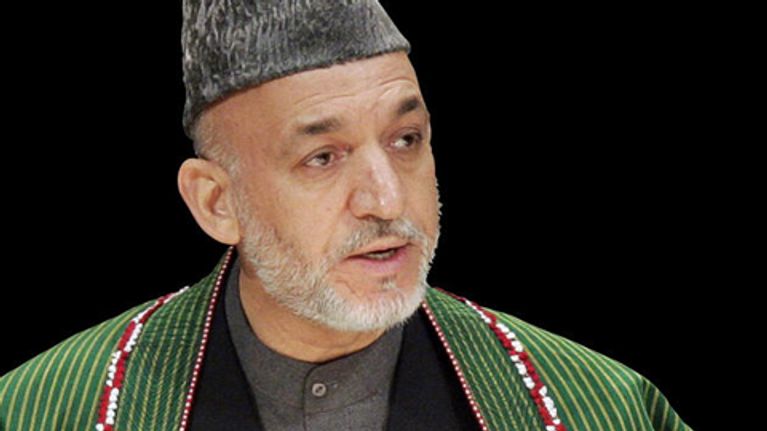 Afganistanin presidentti Hamid Karzai