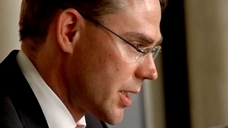 Valtiovarainministeri Jyrki Katainen.
