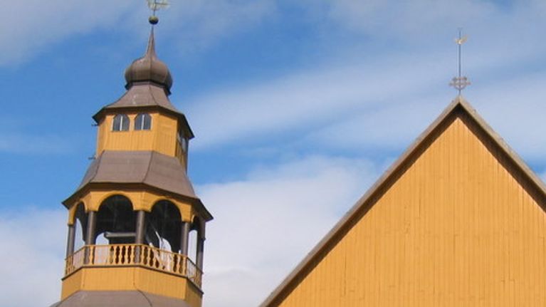 Uudenkaupungin vanha kirkko.