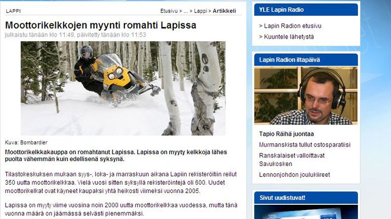 Lapin Radion etusivu