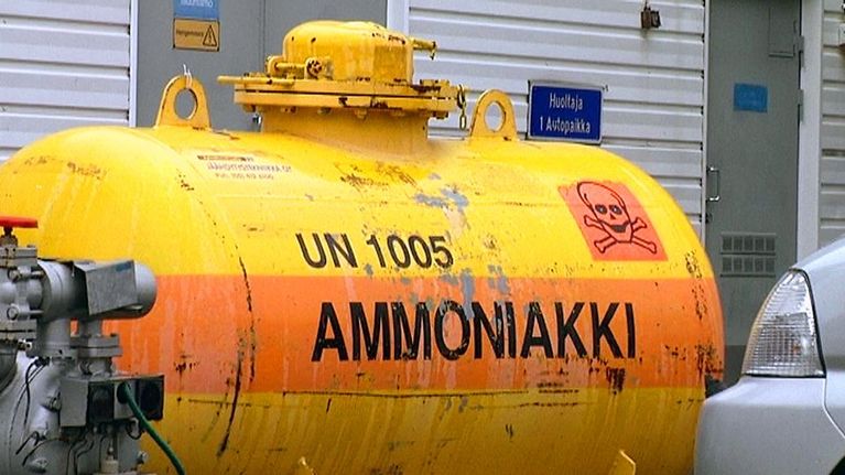 Lappeenrannan kisapuiston ammoniakki säiliö